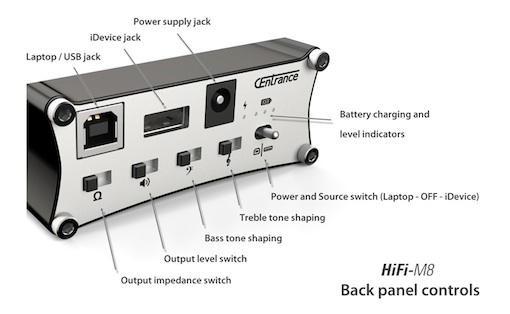 Controls HiFi-M8